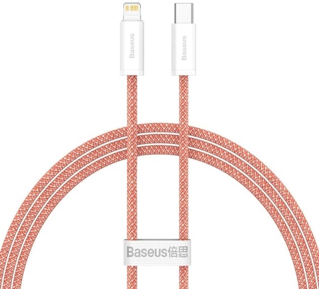 

Кабель Baseus Lightning - USB Type-C CALD000007 (1 м, оранжевый)