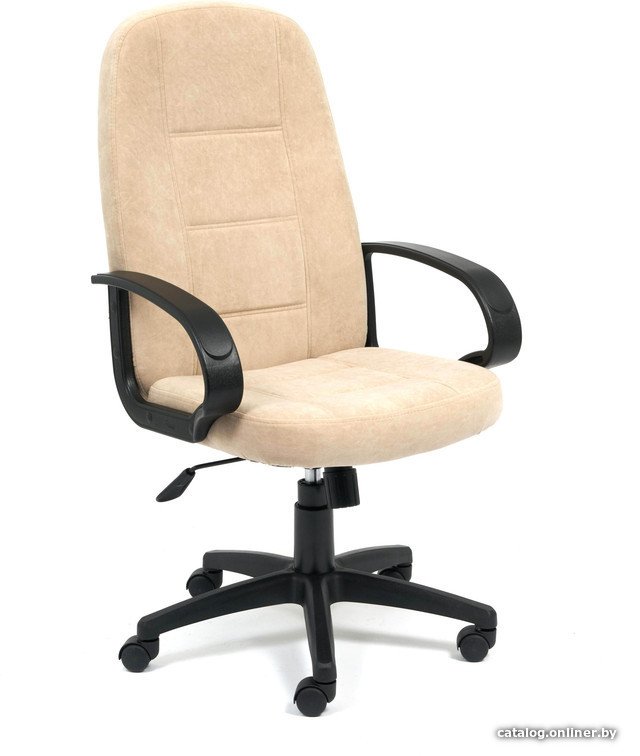 Офисное кресло TetChair СH-747 (флок, бежевый)