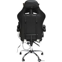 Игровое (геймерское) кресло Calviano Avanti Ultimato (черный/белый, с подножкой)