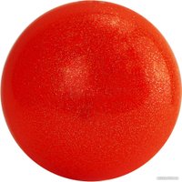 Мяч для художественной гимнастики Torres AGP-19-06 (оранжевый/блестки)