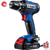 Дрель-шуруповерт Зубр Профессионал DL-201-22 (с 2-мя АКБ 2 Ач, кейс)