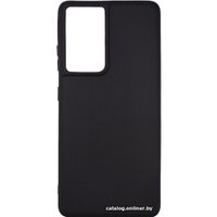 Чехол для телефона KST для Samsung Galaxy S21 Ultra (матовый черный)