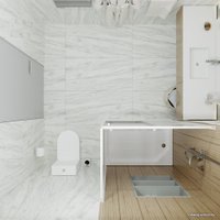 Душевая стенка Triton Фьюжн 800 (белый/полосы)