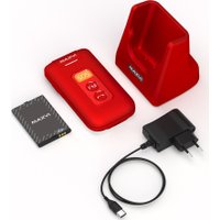 Кнопочный телефон Maxvi E5 up (красный)