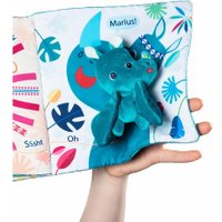 Развивающая игрушка Lilliputiens Книжка мягкая Мариус ищет папу 83099