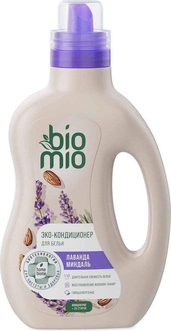 

Кондиционер для белья BioMio Лаванда и миндаль (800 мл)