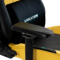 Игровое (геймерское) кресло Evolution Nomad PRO Cyberpunk Bloodhound (черный/желтый)