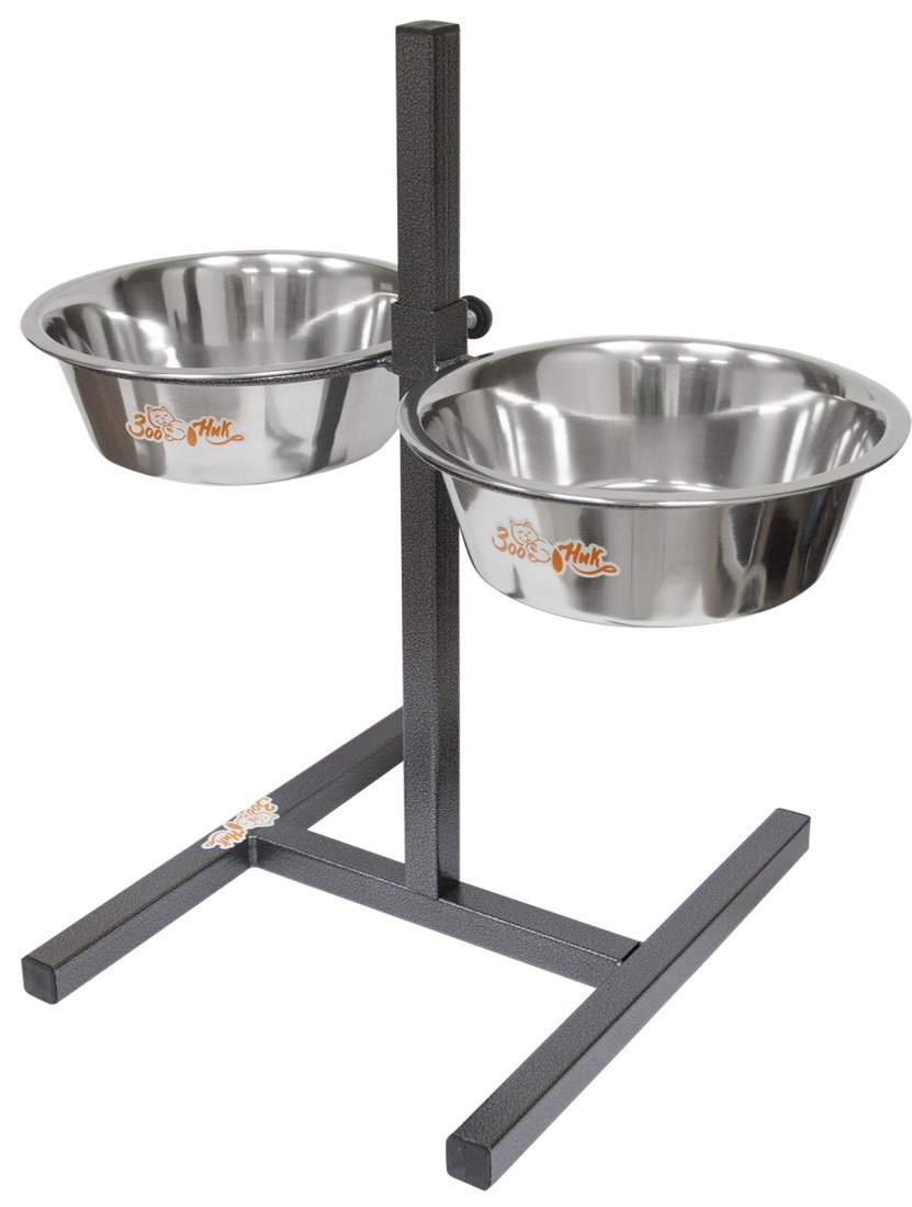 

Подставка для мисок Zoonik 08868-2 (металлик, с мисками)
