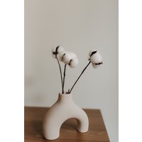 Ваза К.РАМА Мю (бежевый)