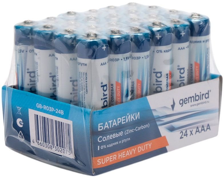 Батарейка Gembird GB-R03P-24B