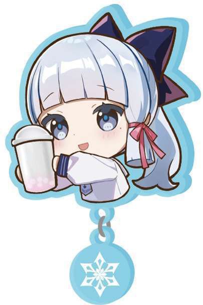 Значок miHoYo Heytea Collaboration Kamisato Ayaka GEN759