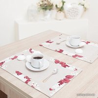 Сервировочная салфетка Loon Ловер (бордовый)