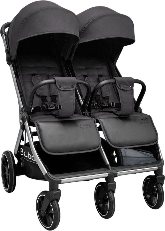 Коляска прогулочная «книга» Bubago Duo X BG 194-2 (темно-серый)