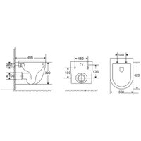 Унитаз подвесной Vincea Tornado Bien VT1-51T