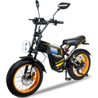 Электровелосипед Minako Apex 2025 (черный/желтый)