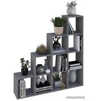 Стеллаж Polini Kids Home Smart Каскадный 10 секций (бетон)