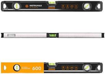 Уровень строительный Instrumax Hardpro 600