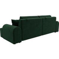 Диван Лига диванов Лига-080 131116 (велюр Seven 626 зеленый)