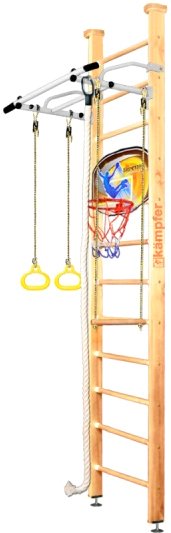 

Детский спортивный комплекс Kampfer Helena Wall Basketball Shield №1 (3 м, натуральный/белый антик)