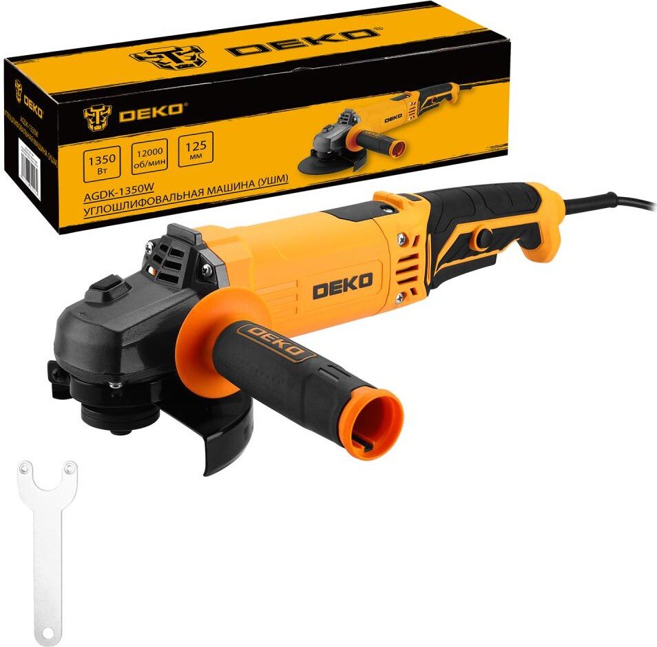 

Угловая шлифмашина Deko AGDK-1350W 084-1080