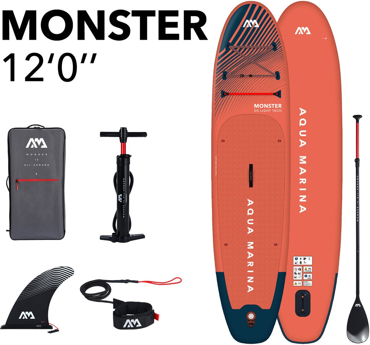 Сапборд Aqua Marina Monster Sky Glider 12'0