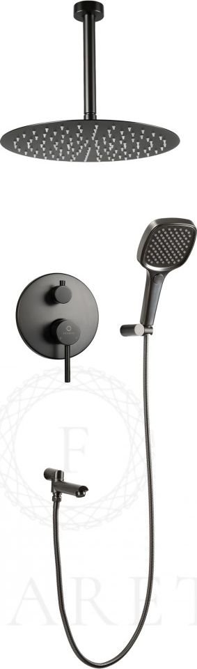 Душевая система  Filarete Roun FL1027 (Графит)