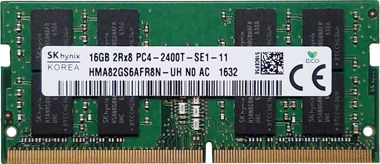 Оперативная память Hynix 16GB DDR4 SODIMM PC4-19200 HMA82GS6AFR8N-UHN0