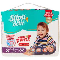 Трусики-подгузники Slipp Bebe №3 4-9 кг (32 шт)