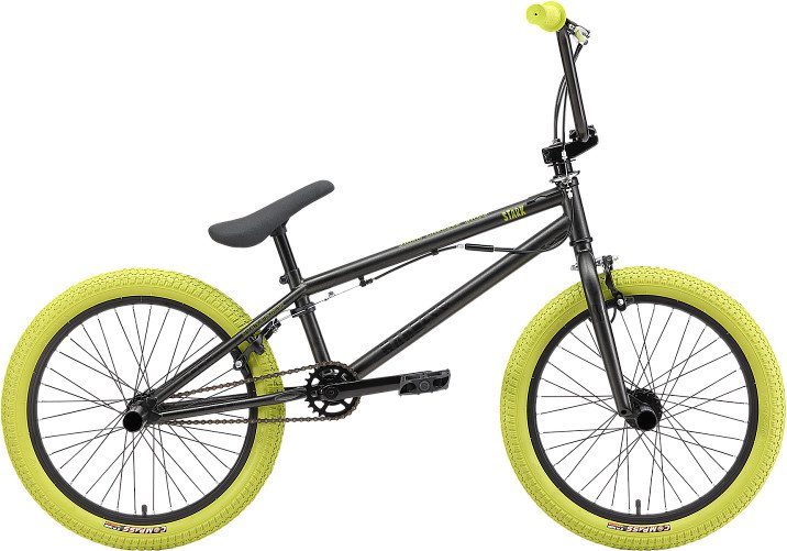 

Велосипед Stark Madness BMX 3 2024 (антрацитовый матовый/антрацитовый глянцевый/зеленый/хаки)
