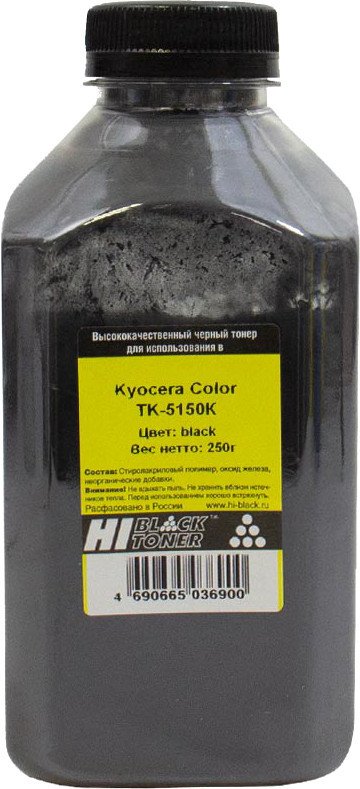 

Тонер Hi-Black для Kyocera Color TK-5150K (черный) 250 г
