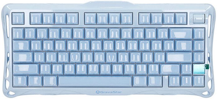 

Клавиатура Gravastar Mercury K1 Special Edition Ice Blue (GravaStar x Kailh Cherry Pink)