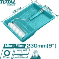 Набор малярного инструмента Total THT811230912