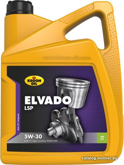 Моторное масло Kroon Oil Elvado LSP 5W-30 5л