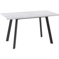 Кухонный стол Мамадома Borg-110 раздвижной 110-142х70 (серый сланец/черный)