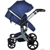 Универсальная коляска Aimile Original New Silver (2 в 1, синий)