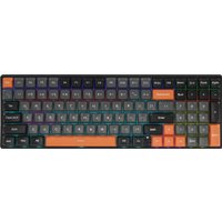 Клавиатура AULA S100 (черный/серый/оранжевый, Blue Switch)