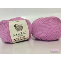 Пряжа для вязания Gazzal Baby Cotton XL 3422 50 г 105 м (светло-сиреневый)