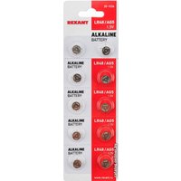 Батарейка Rexant LR48 10 шт 30-1036