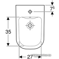 Биде Geberit Smyle 500.216.01.1