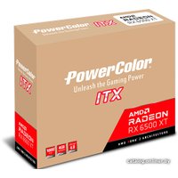 Видеокарта PowerColor Radeon RX 6500 XT ITX 4GB GDDR6 AXRX 6500 XT 4GBD6-DH