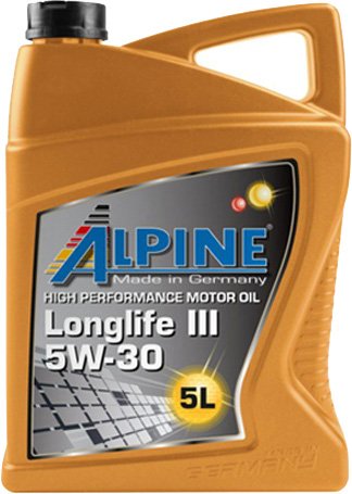 

Моторное масло Alpine Longlife III 5W-30 5л