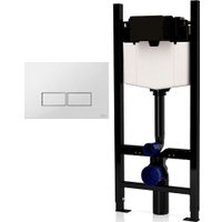 Инсталляция для унитаза Amo Norma Block H1140, 90/90 механическая с панелью смыва Lago (хром матовый)