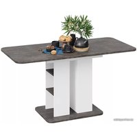 Кухонный стол Трия Мюнхен тип 2 (белый ясень-ателье темный)