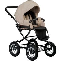 Универсальная коляска Indigo Barbara ECO Classic (2 в 1, be 02/светло-бежевая кожа)