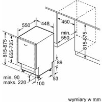 Встраиваемая посудомоечная машина Bosch Serie 4 SPV4EMX62E