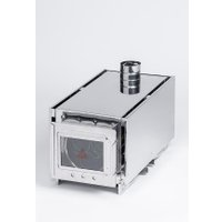 Свободностоящая печь-камин Инвент Средняя (со стационарными экранами)