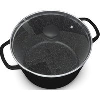 Кастрюля Нева металл посуда (НМП) Каменная Черный гранит 186630