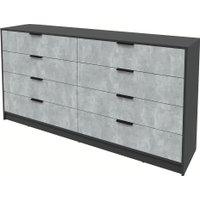 Комод Интерлиния Концепт КТ-К197 (бетон/антрацит)