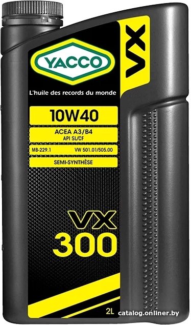 Моторное масло Yacco VX 300 10W-40 2л