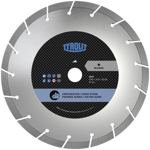 

Отрезной диск алмазный Tyrolit Basic DCH 230x2.6x22.23 34501472